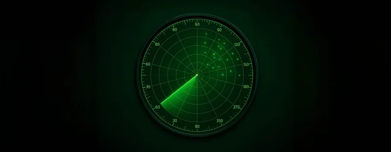 A radar screen