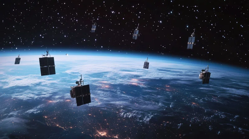 satellites over earth