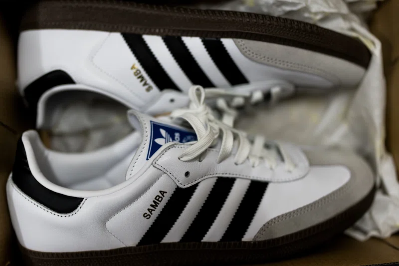 Samba shoes in box