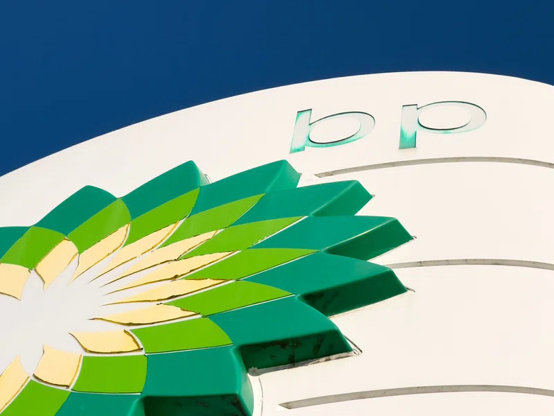 BP logo close-up