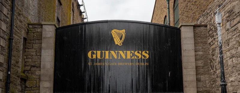 Guiness gates to brewery