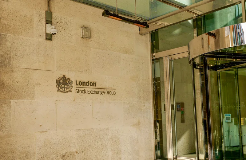 Front entrance of London Stock Exchange