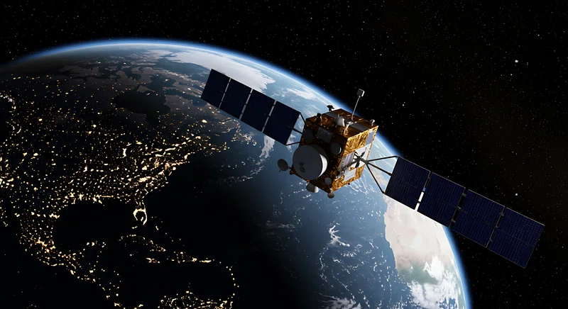 satellite orbiting the earth