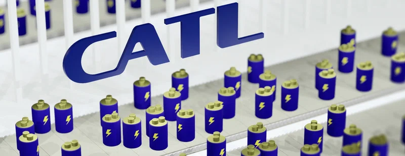 CATL image with batteries