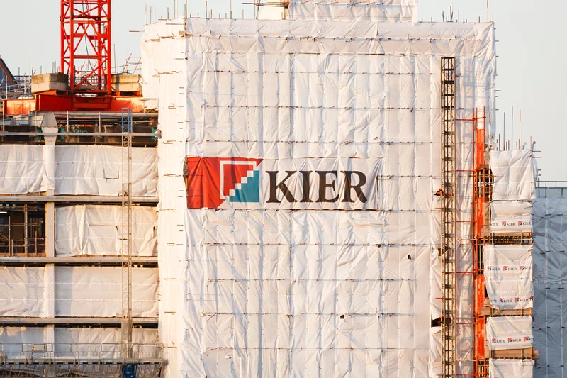 Kier construction site