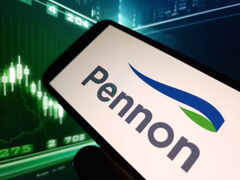 Pennon logo on mobile phone