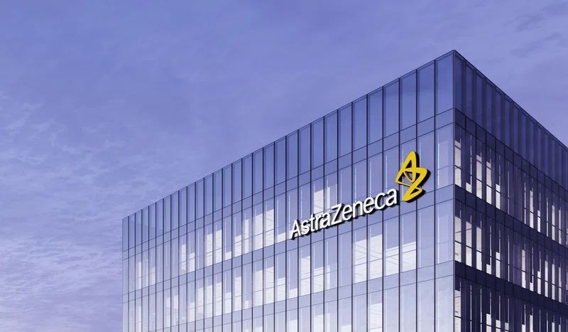AstraZeneca logo on office building