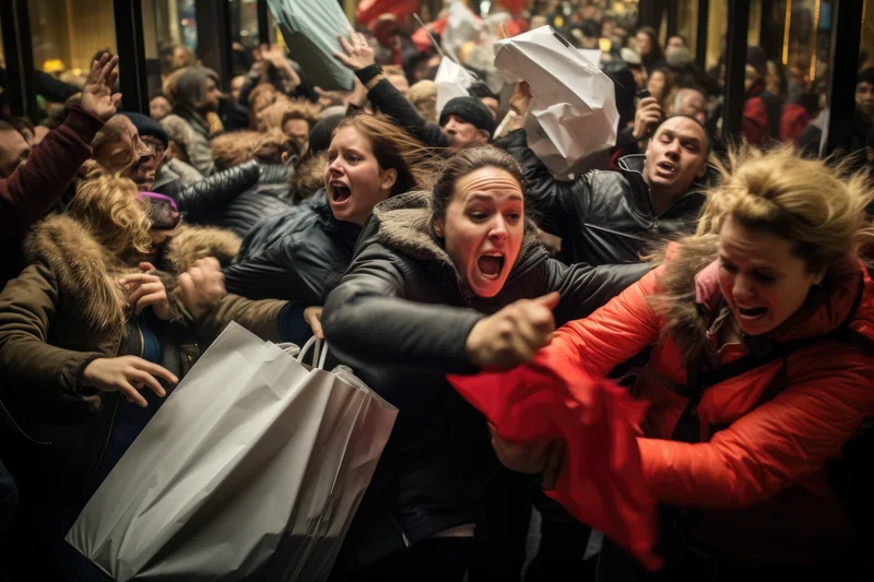 Black Friday shopping spree