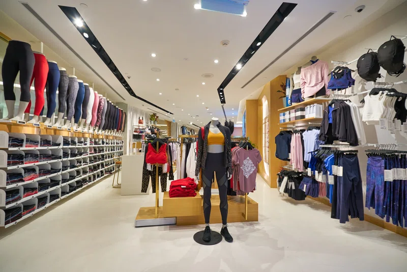 Lululemon store interior