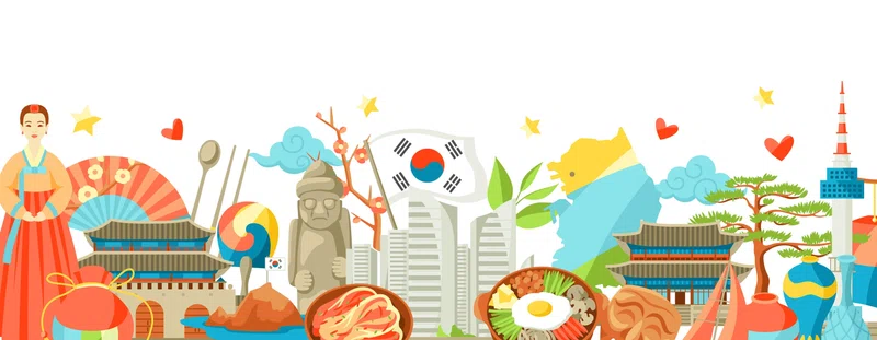 South Korea backdrop