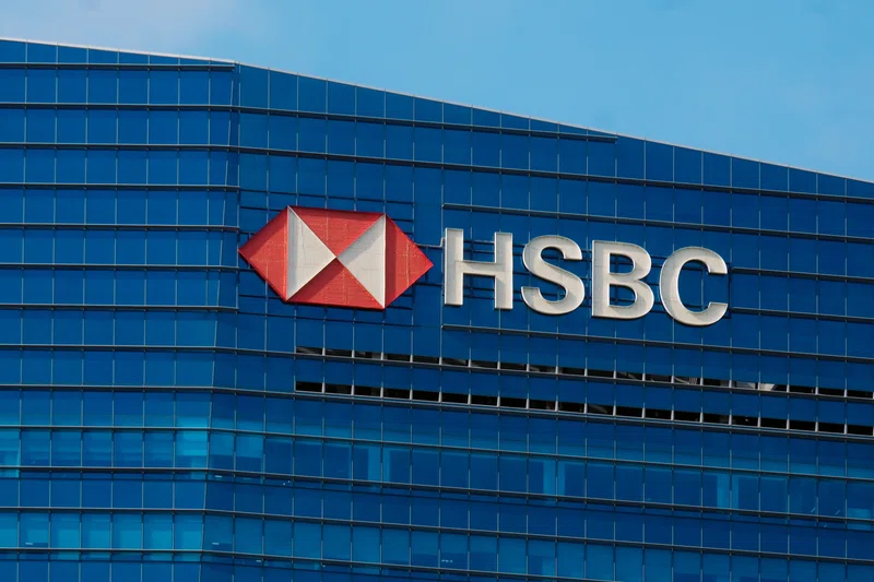 HSBC building facia 
