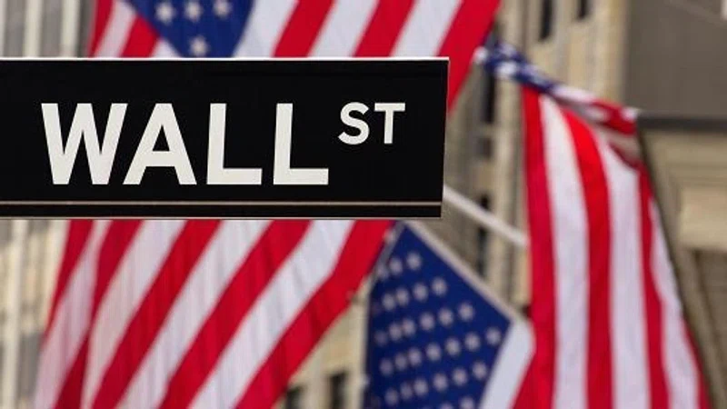 US flag on Wall Street logo