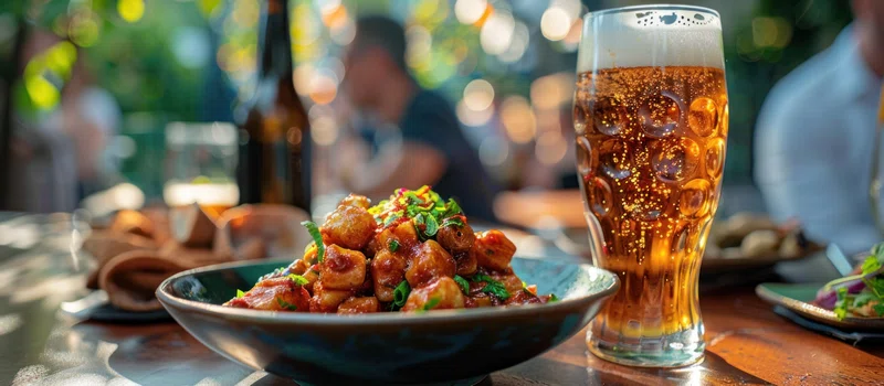 Pub pint and a meal
