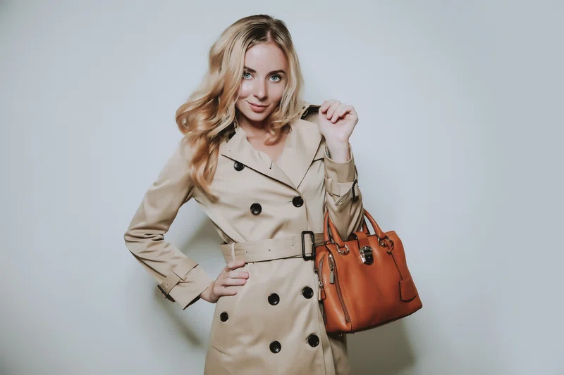 Lady with a luxury handbag