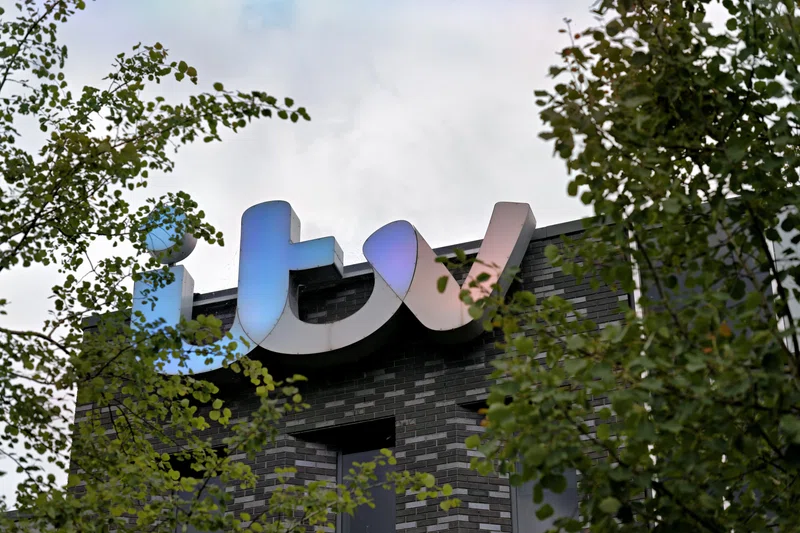 ITV sign on Coronation Street set