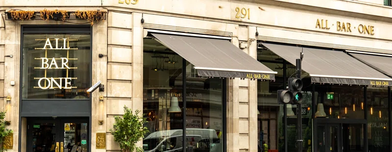 All bar one front