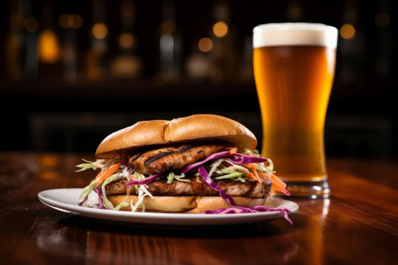 Pint and a burger