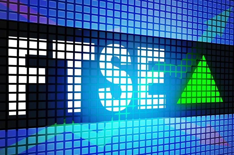 FTSE green arrow