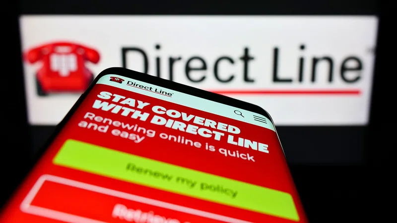 Direct Line online ad