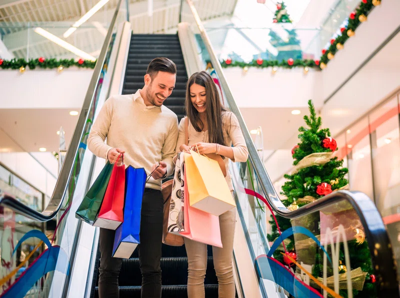 Couple shopping