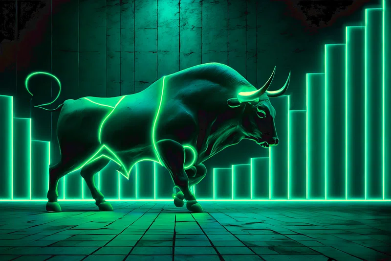 Bull charging higher