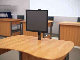 Lève-écran mécanique pour les écoles
