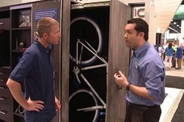 John Kovatch describes the latest Accuride products at AWFS show 2017