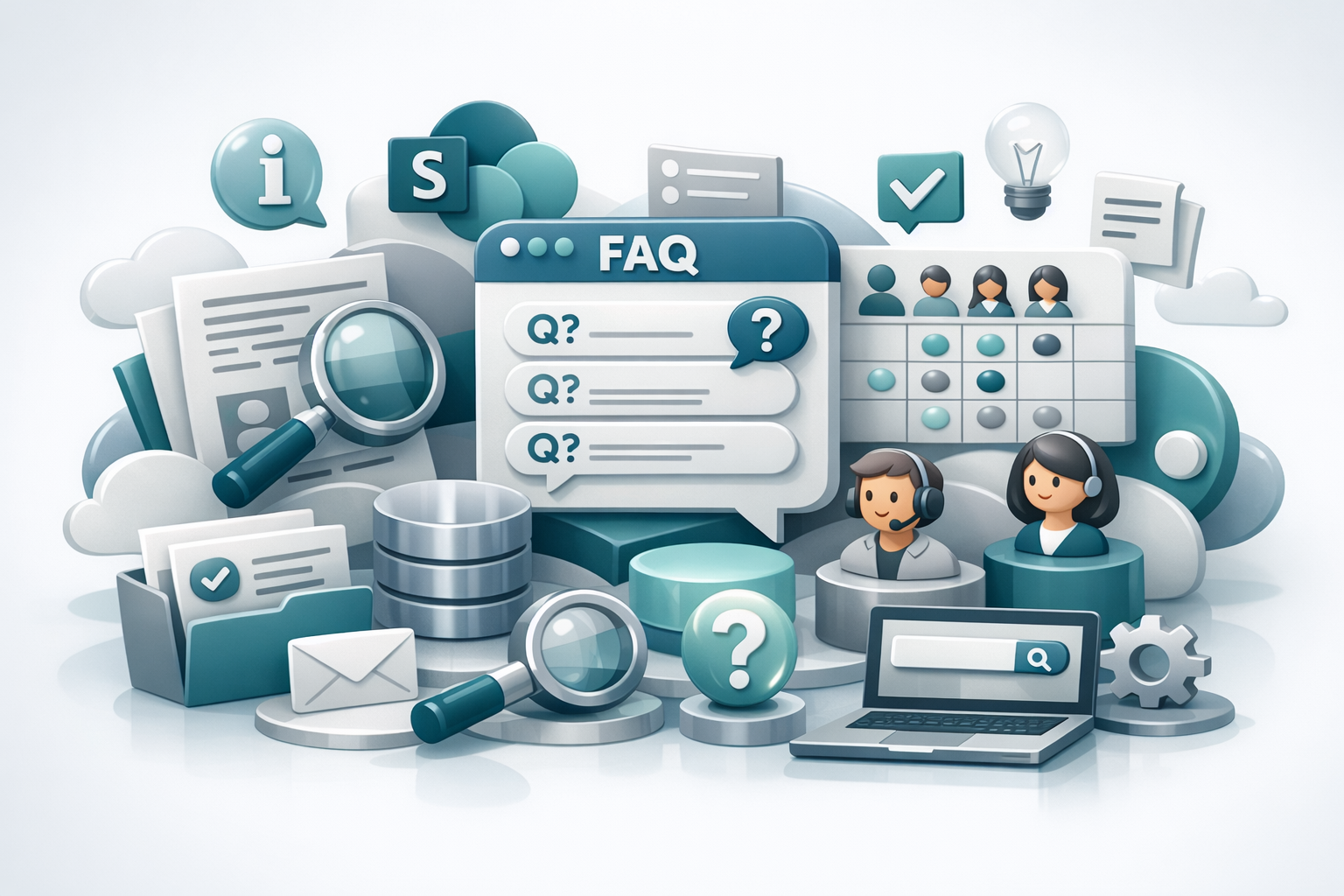 Leistungsstarkes FAQ‑Tool für SharePoint Online, Dokumente, Suche, Skillmatrix & Ansprechpartner