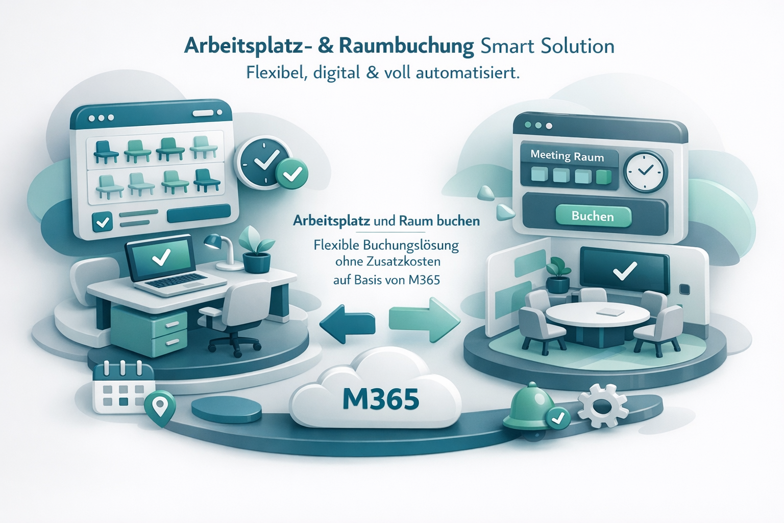 JetMinds Arbeitsplatz- & Raumbuchung