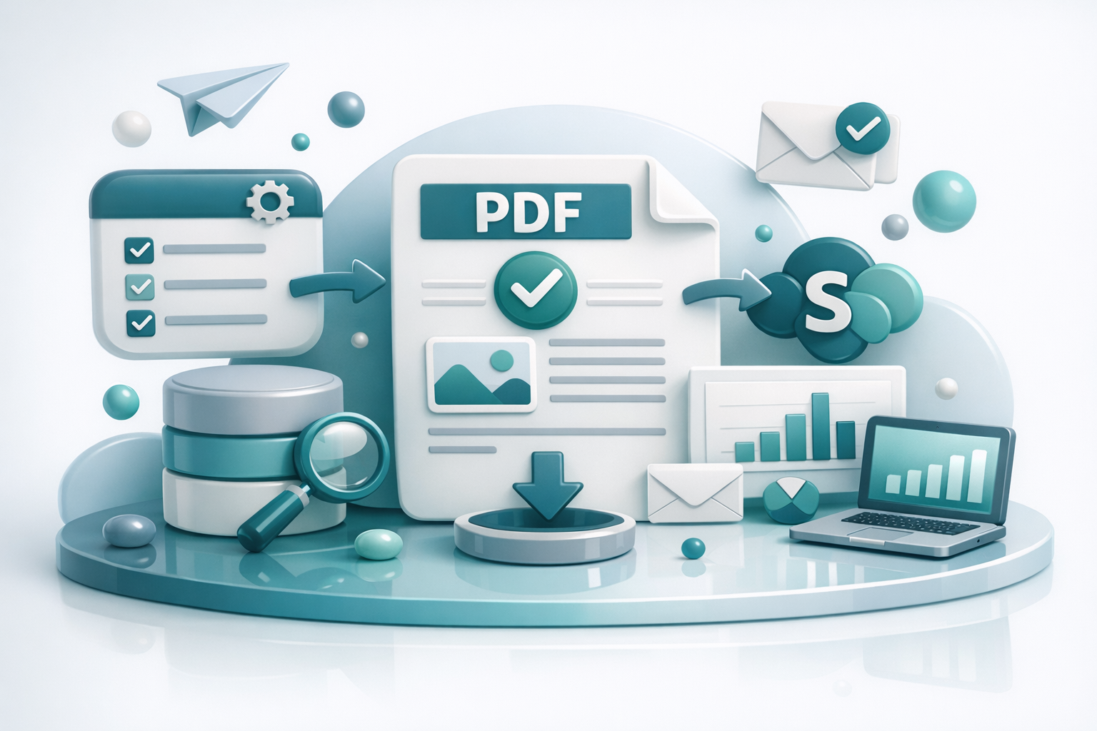 Smart Service – Dynamische PDF‑Erstellung aus Workflows, SharePoint & Unternehmensdaten. PDF Generator für Microsoft 365: Automatische PDF‑Erstellung aus Daten & Workflows.