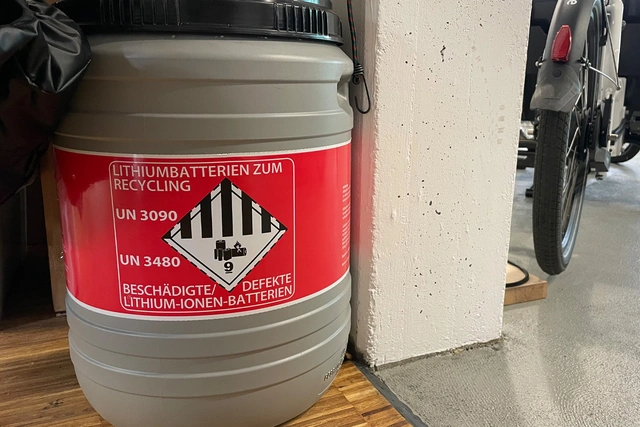 Fahrrad oder Lastenrad Batterien fachgerecht entsorgen