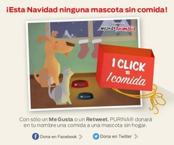 ¡Esta Navidad ninguna mascota sin comida!