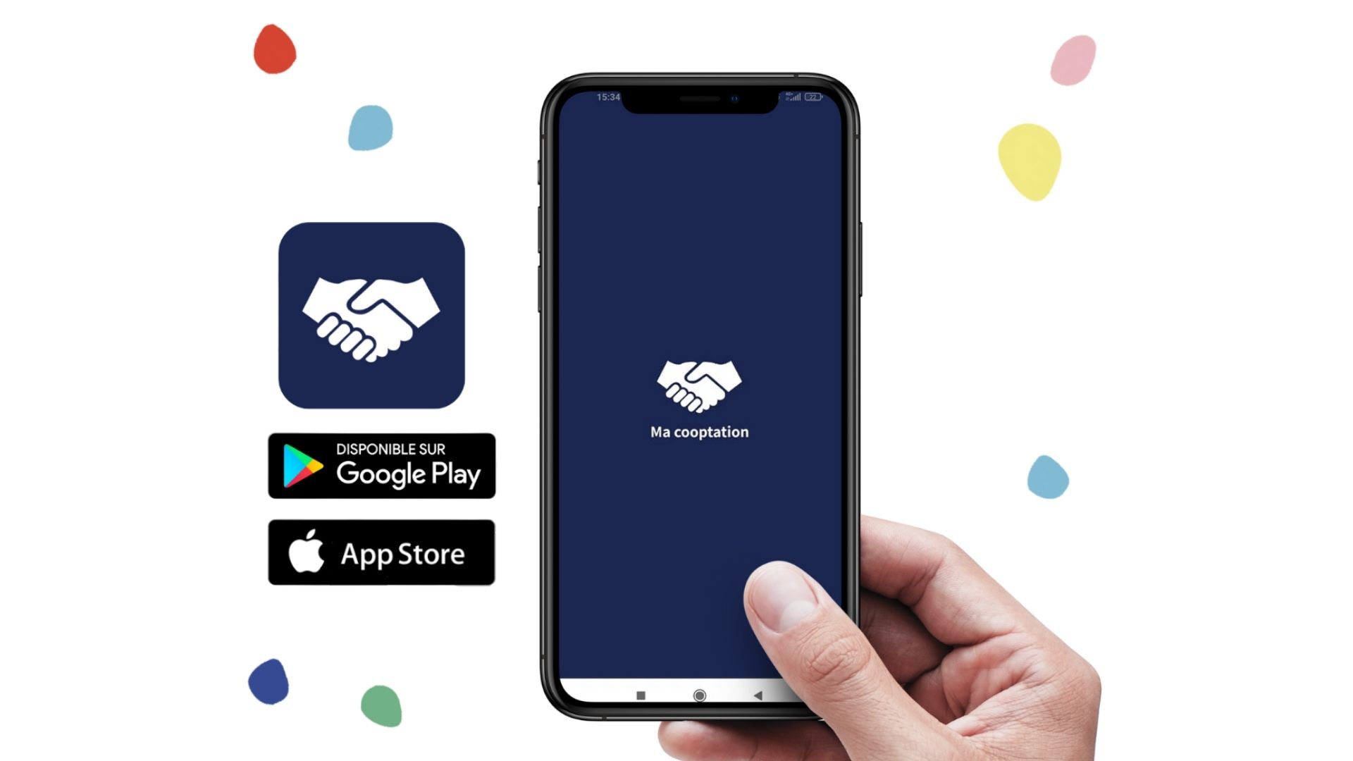 Image de l'application mobile Ma cooptation de la startup Basile. 