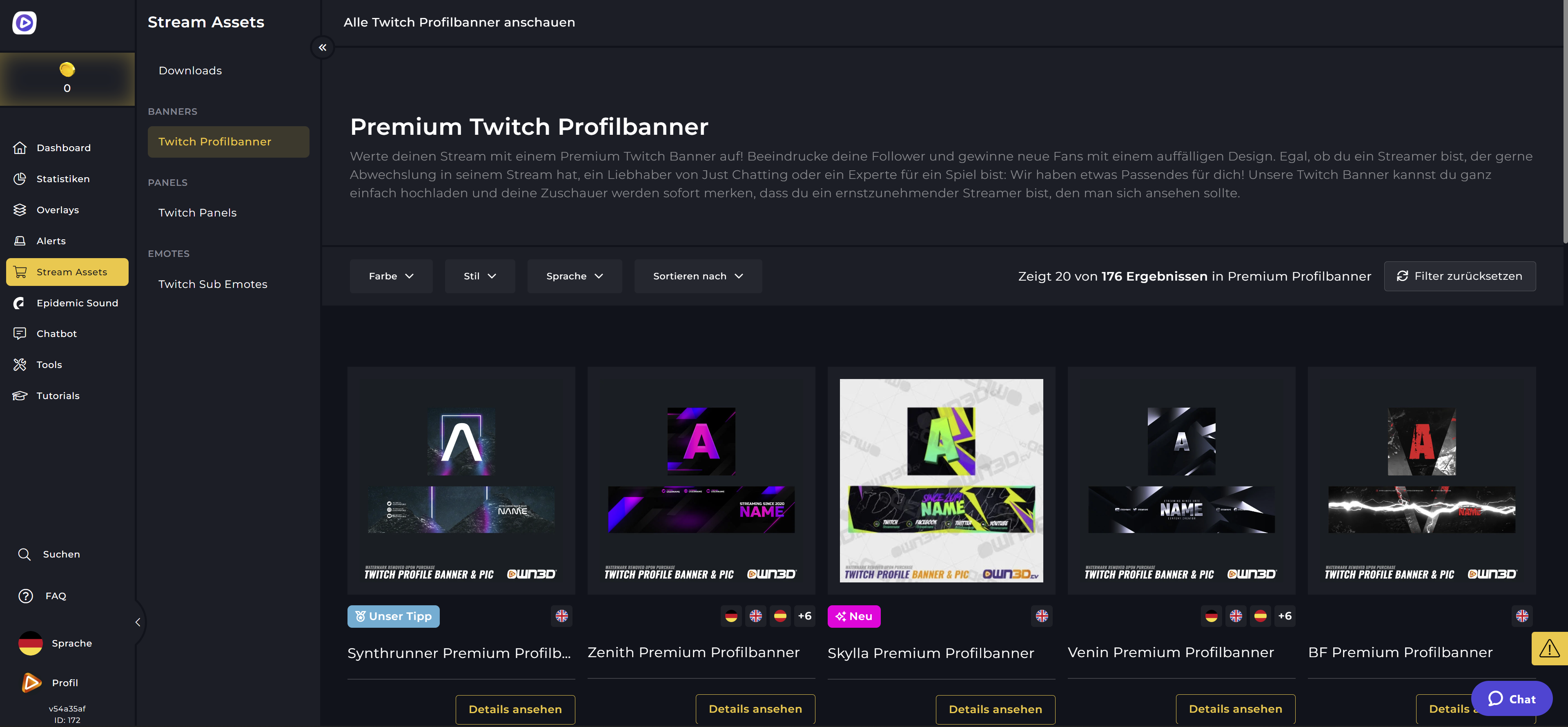 DE Dashboard & Homepage  - Stream Assets.png
