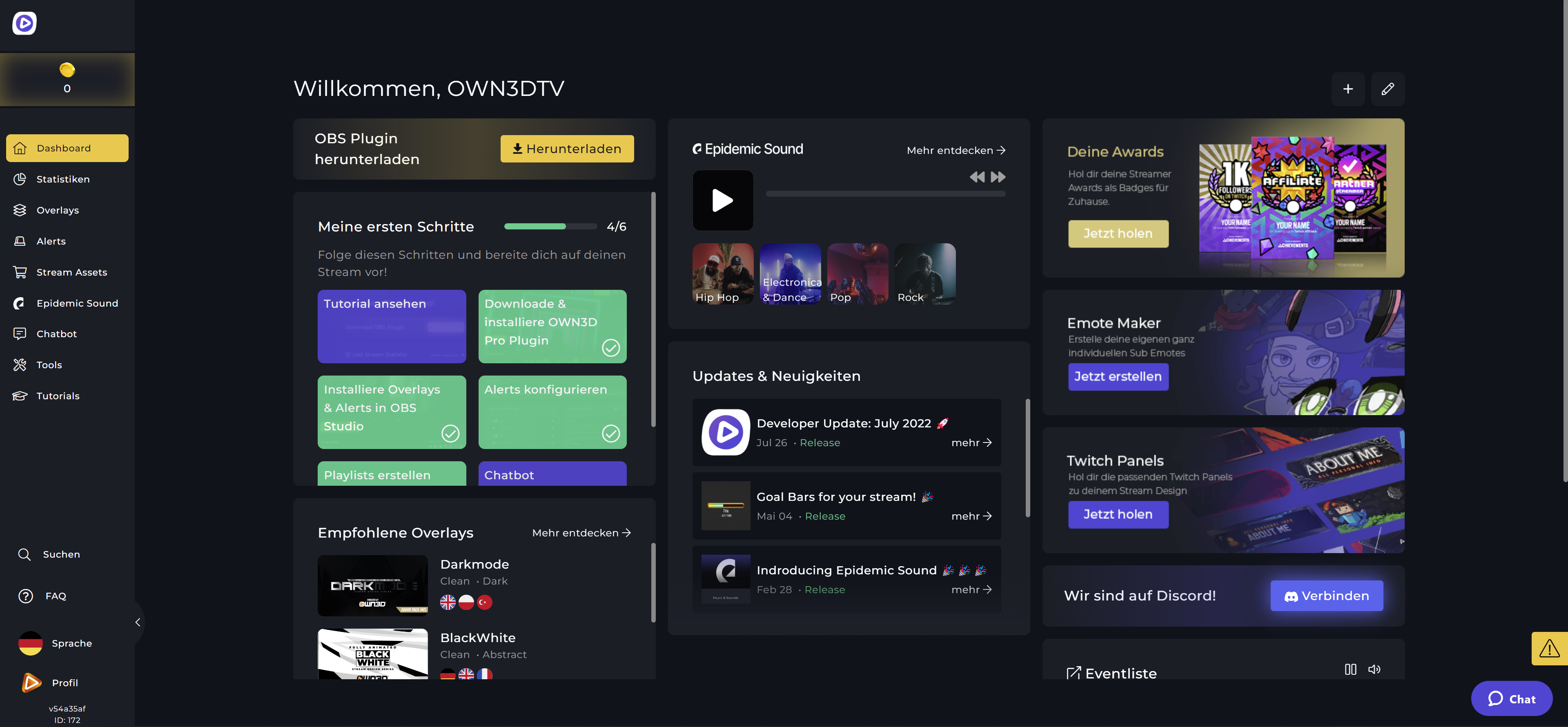 DE Dashboard & Homepage  - Dashboard & Menu.png