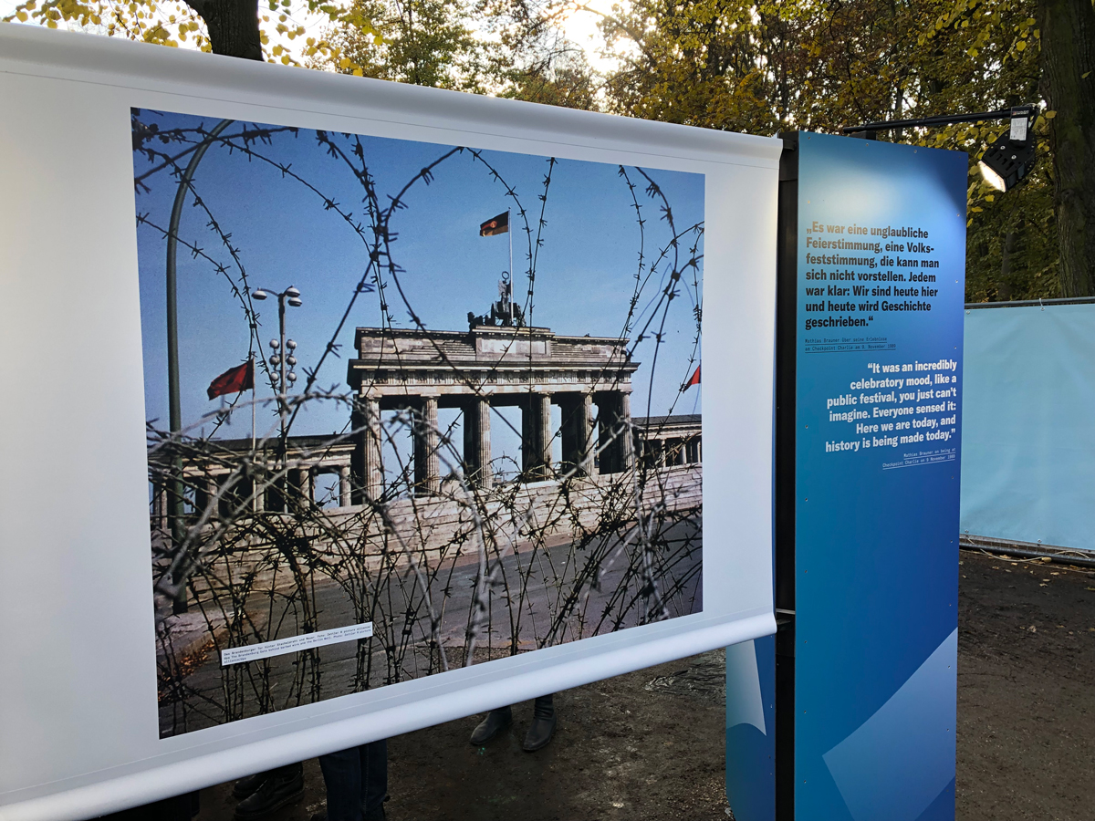 30 Jahre Friedliche Revolution — Mauerfall 