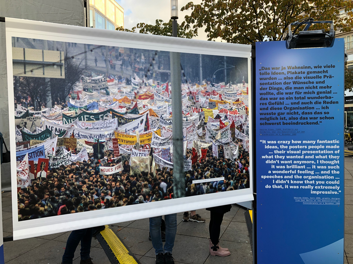 30 Jahre Friedliche Revolution — Mauerfall 
