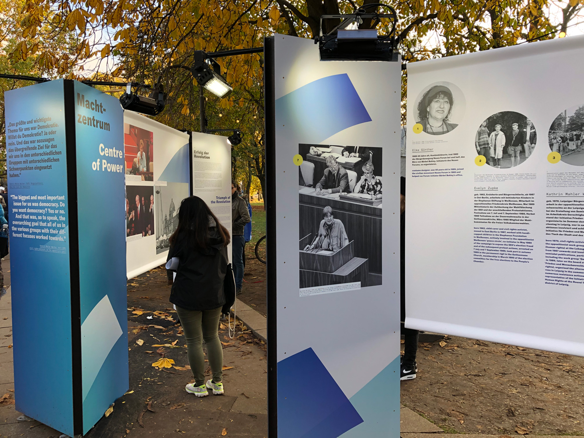 30 Jahre Friedliche Revolution — Mauerfall 