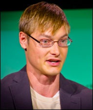 Ryan Hoover bei der TechCrunch disrupt Konferenz 2014 in San Francisco (Foto: Ken Yeung)