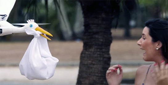 (Storch-Drohne von Dove, Quelle: Youtube)