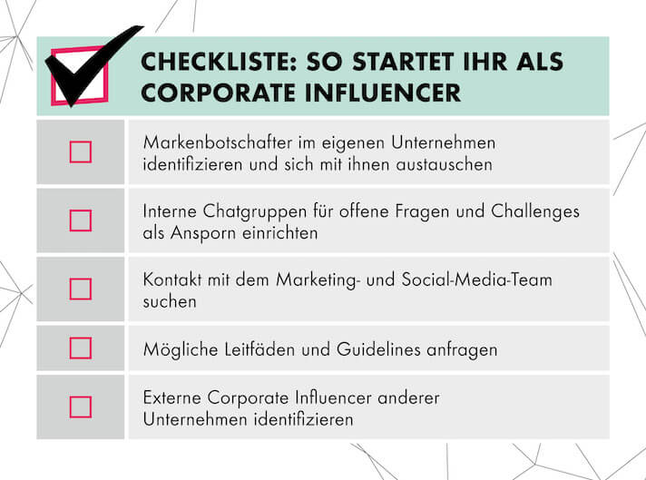 Als Corporate Influencer sollte man sich im LinkedIn Marketing mit Gleichgesinnten vernetzen.