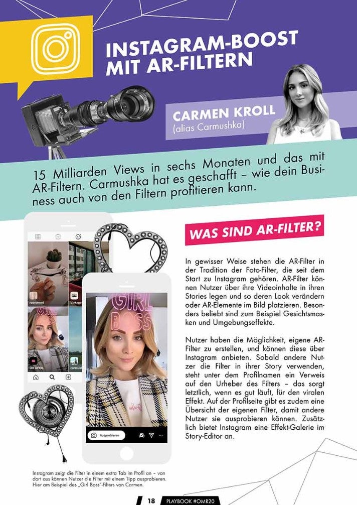 OMR Report mit der Carmen-Kroll-Story