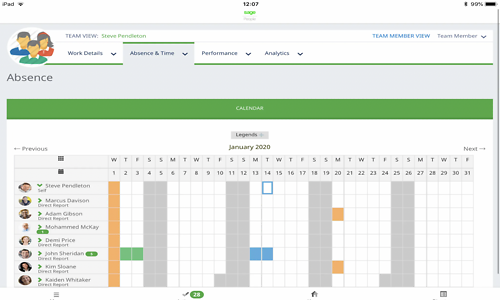 Sage People Screenshot