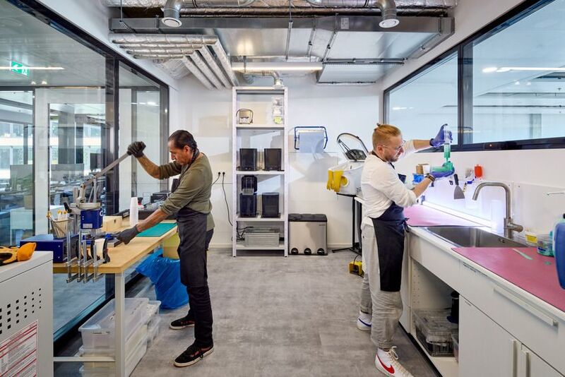 Where the pleasure happens: Blick in Lovehoneys "Silicone Lab" in Berlin. Foto: Lovehoney Group