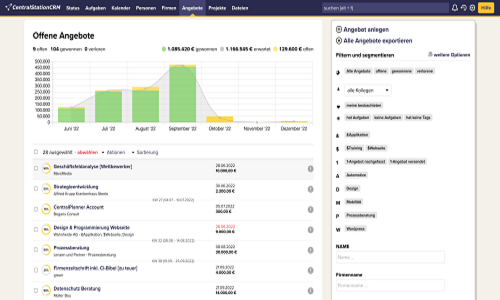 CentralStationCRM Screenshot
