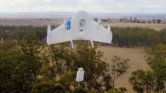 (Bild: Google-Drohne, Quelle: brisbanetimes )