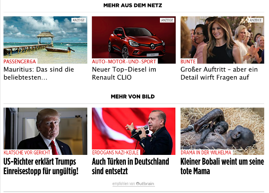 Content Recommendation BILD.de