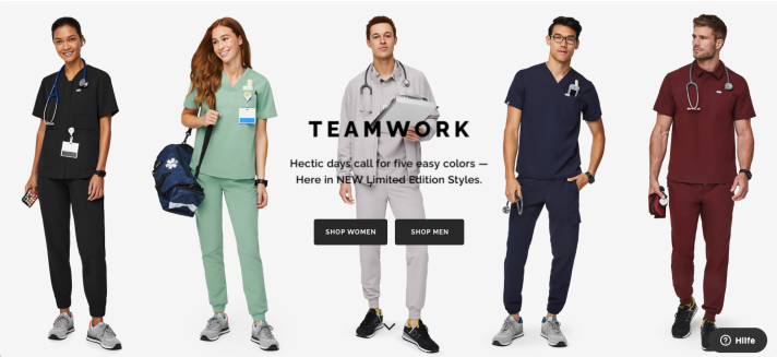 Typische Figs-Produkte