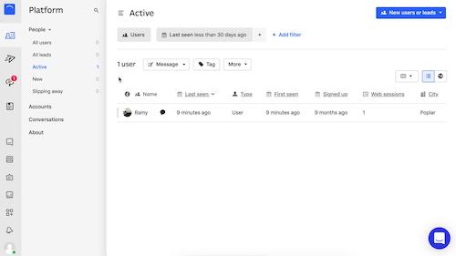 Intercom Screenshot