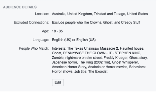 Zielgruppe Facebook-Nischenseite